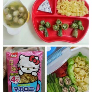 Mỳ nui hello kity gói 150g cho bé