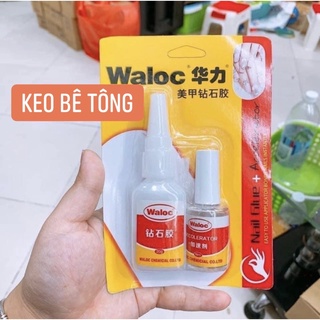 [NAIL] Keo bê tông waloc - gắn móng giả, đính đá cho móng