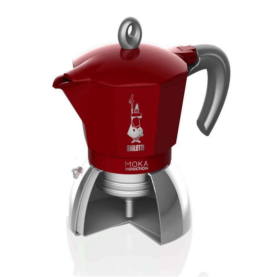 Ấm Moka Bialetti Induction đun trên bếp từ 2 - 4 Cup | Nhập khẩu Italia, bảo hành chính hãng.