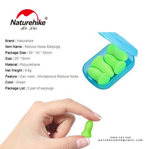 COMBO 3 MÓN 159k - Gối chữ U, Bịt Mắt &amp; Nút tai chống ồn Du lịch Naturehike