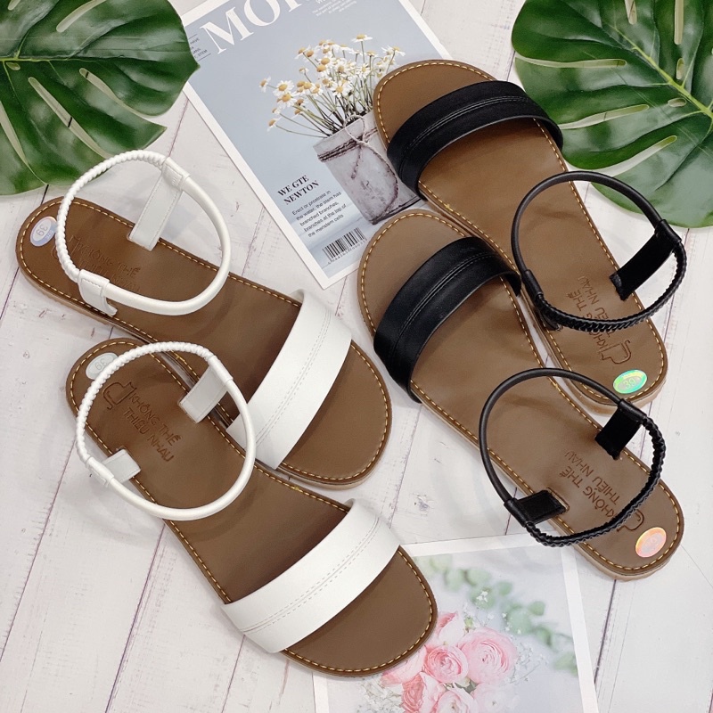 S102 GIÀY SANDALS NỮ BẢN QUAI NGẮN TÔN DÁNG BÀN CHÂN
