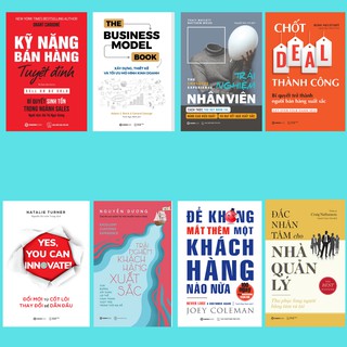 SÁCH - Kỹ năng BH,Trải nghiệm NV,Trải nghiệm KH, Đổi mới cốt lõi, Để K mất KH,Chốt Deal, The Business,Đắc nhân tâm (Bộ)