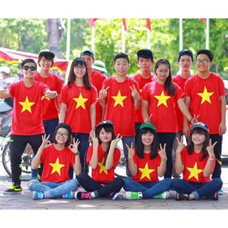 ÁO CỜ ĐỎ SAO VÀNG ĐẶC
