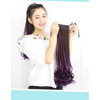 Tóc giả cột đuôi màu line cực đẹp (đủ màu)