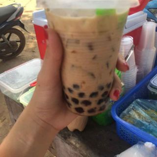 Set trà sữa kèm trân châu 2 lít