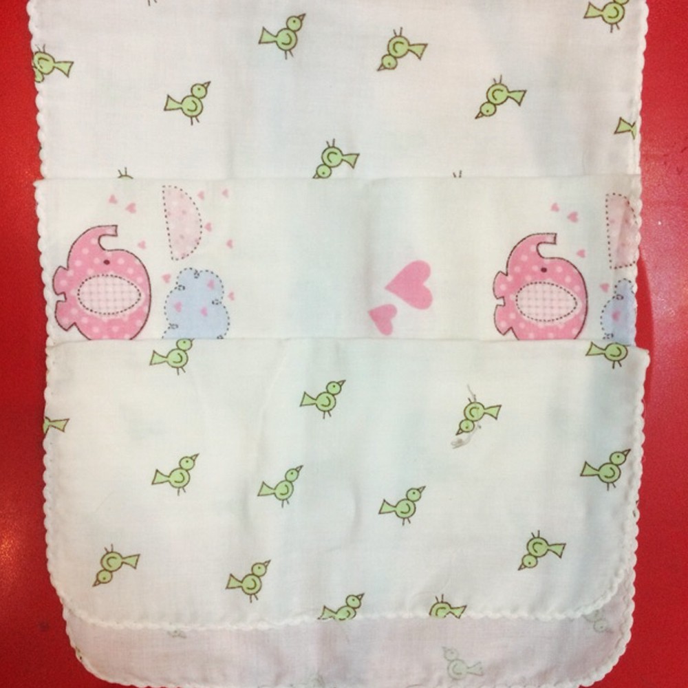 Set 10 kKhăn xô sữa 2 lớp xuất Nhật loại HOA VĂN