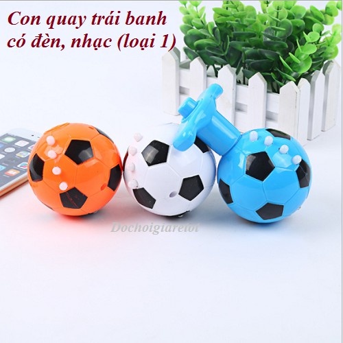 Con quay trái banh phát sáng có đèn nhạc cực vui cho bé (hình video thật)