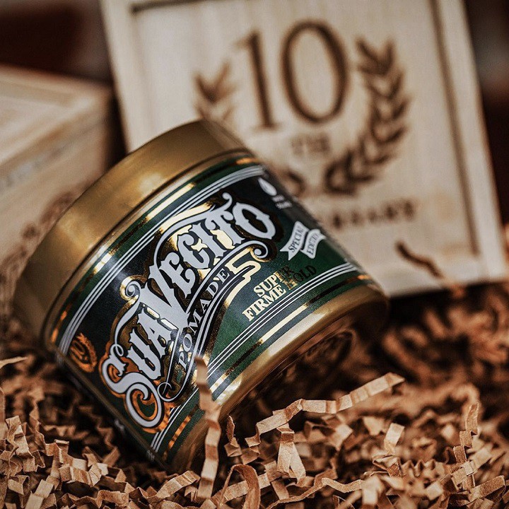 [Limited] Sáp Vuốt Tóc Suavecito Super Firme Hold Pomade – 10th Anniversary 113g