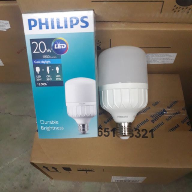 Bóng led trụ 20W/ 22W  philips