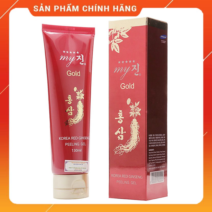 TẨY TẾ BÀO CHẾT HỒNG SÂM MY GOLD HÀN QUỐC – KOREA RED GINSENG PEELING GEL 130ML