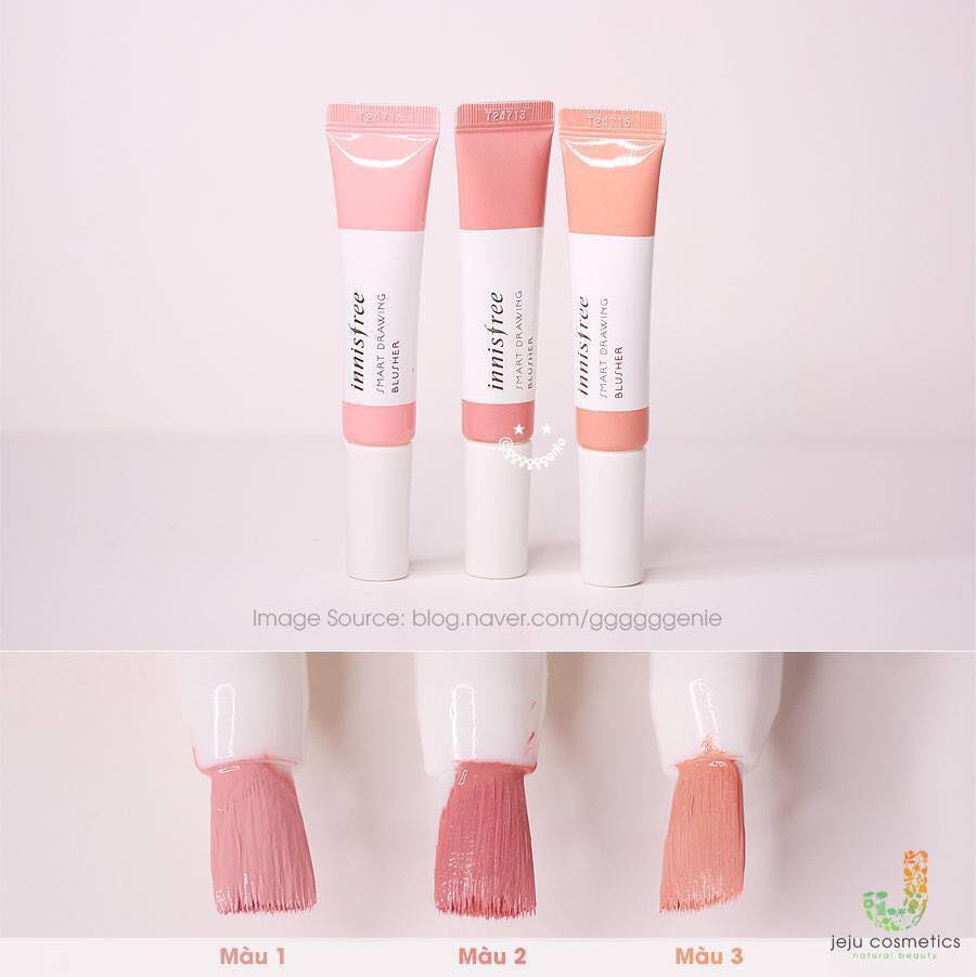 MÁ HỒNG DẠNG KEM INNISFREE SMART DRAWING STROBING