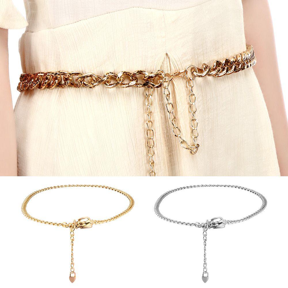 Vòng cổ Đeo Bụng Bằng Kim Loại Họa Tiết Da Báo Phong Cách Boho