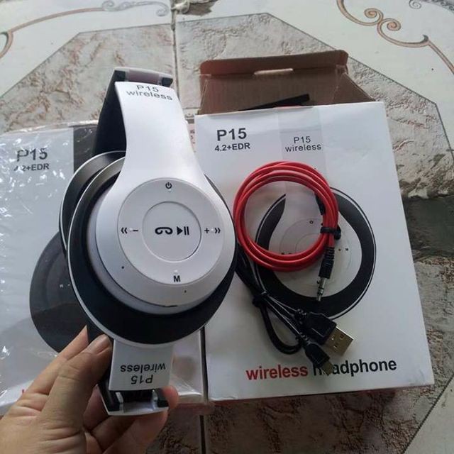 Tai nghe bluetooth P15 (headphone)