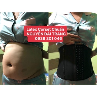 Đai Nịt Bụng Latex Corset Chuẩn Châu Âu