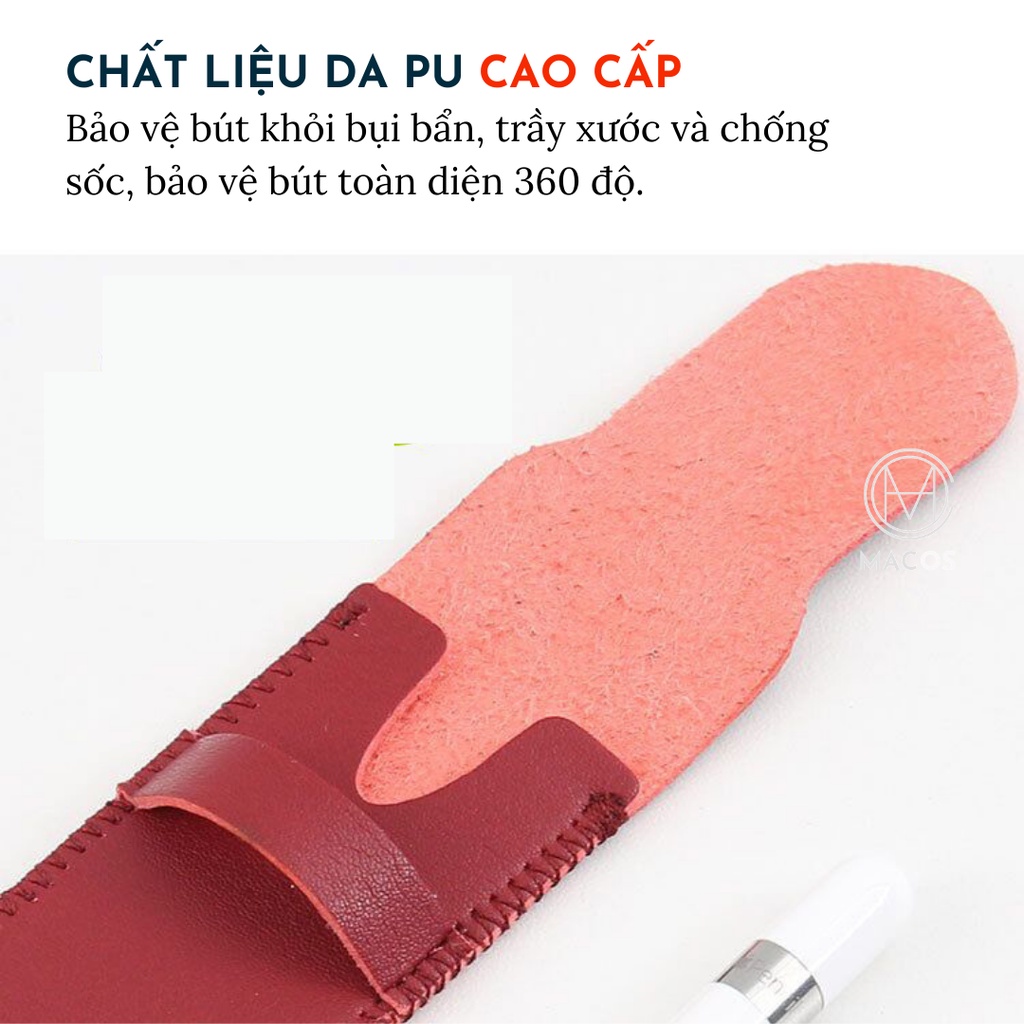 Bao Da Đựng Bút Cảm Ứng Và Apple Pencil 1, 2 Có Nắp Đậy (AP11)