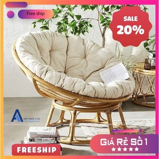 [ FREESHIP - CHÍNH HÃNG ] GHẾ THƯ GIÃN PAPASAN KÈM VẢI BỐ CAO CẤP " CAM KẾT 100% MÂY TỰ NHIÊN " GHẾ LƯỜI / Nội thất Á Âu