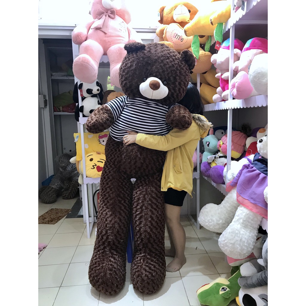 (Ảnh Thật 100%)-Gấu Bông Teddy 2m2 Khổ Vải Cao 2m HÀNG CHUẨN LOẠI 1