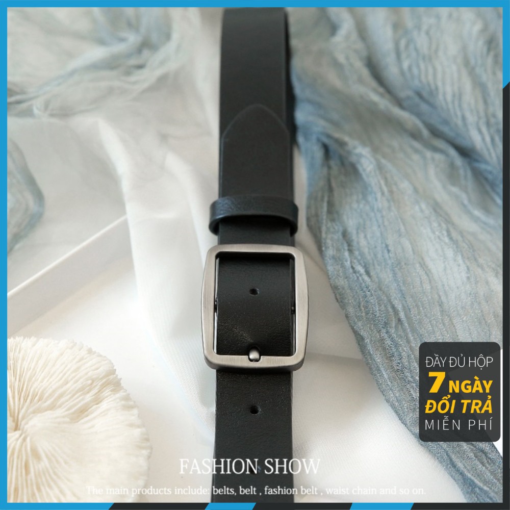 Thắt Lưng Da Nam SK Belt màu nâu Trẻ Trung - Dây Lưng Chất Lượng Cao - Kuu Clothes - SK Belt