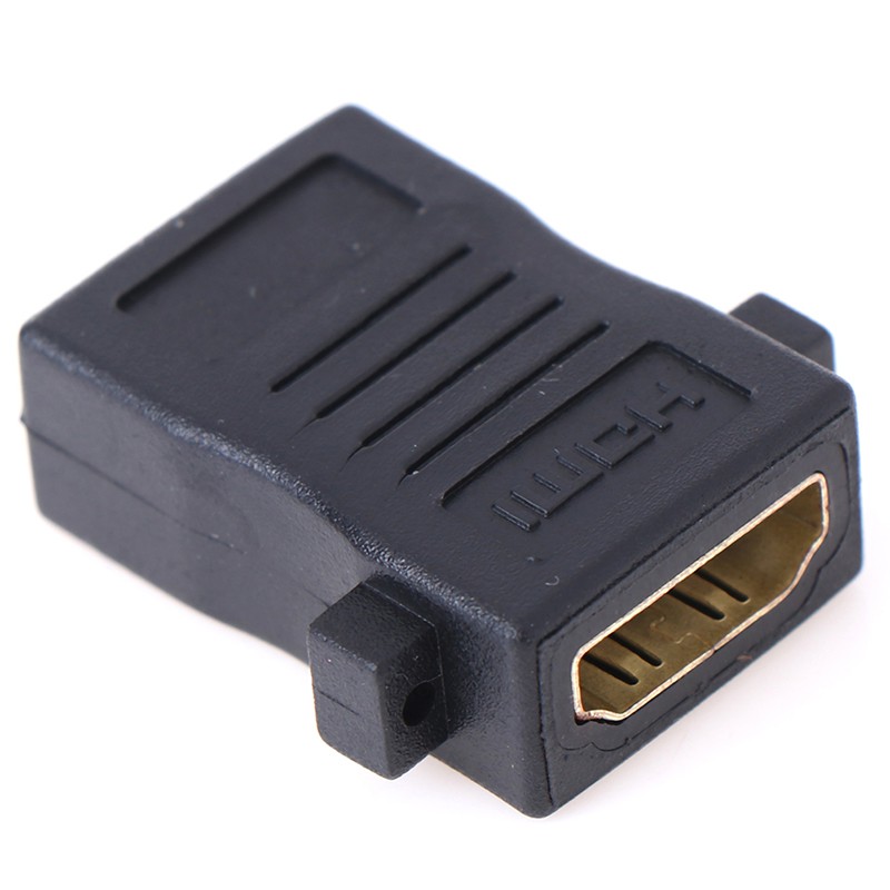 [bigapple]HDMI Female to Female Panel Mount Extension Coupler Adapter Connector adore