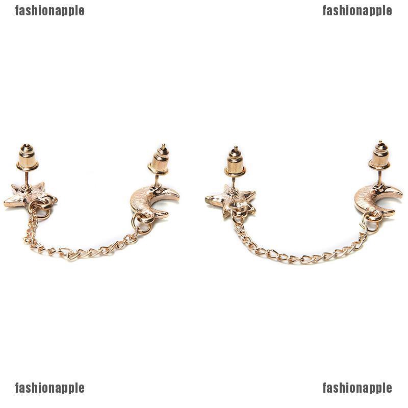 Khuyên Tai Thép Không Gỉ Đính Đá Độc Đáo