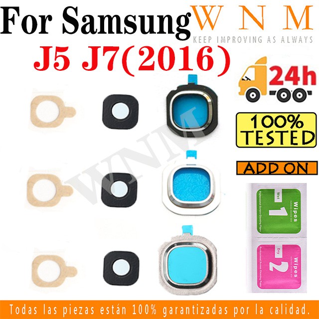 Ống Kính camera Sau + Khung Dán Thay Thế Chuyên Dụng Cho Điện Thoại samsung galaxy j5 j510 j7 j710 2016