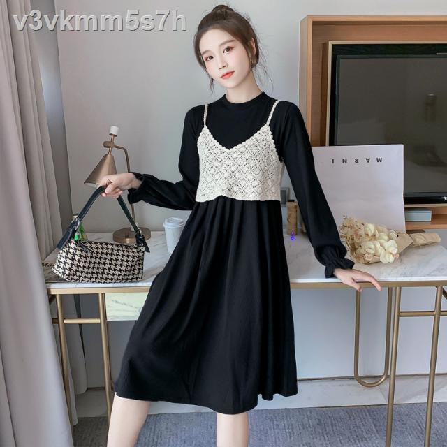 Maternity autumn suit dress loose two-piece go out fashion big size female pregnant woman | BigBuy360 - bigbuy360.vn