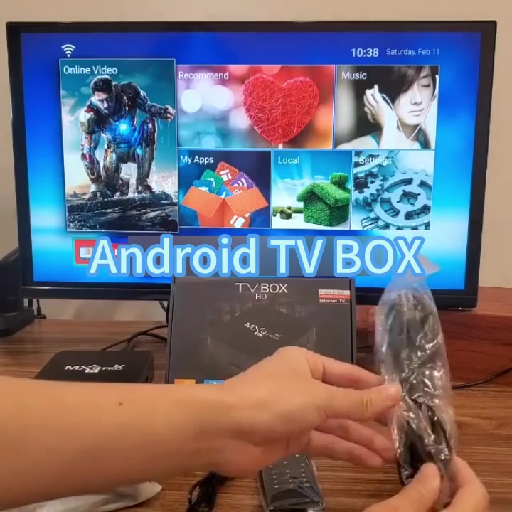 Android TV box 4K HD tín hiệu 5Gwifi xem TV miễn phí hỗ trợ tất cả các ứng dụng Android | BigBuy360 - bigbuy360.vn