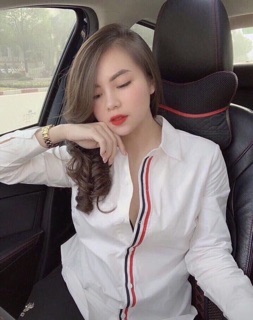 Áo sơ mi viền sọc