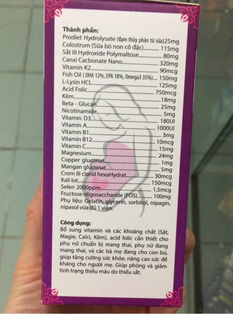 ✅ Vitamin Tổng hợp - Bổ Bà Bầu Alexmum Pro++  - An Thai, Dưỡng thai