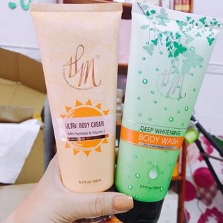 Combo sữa tắm +kem body