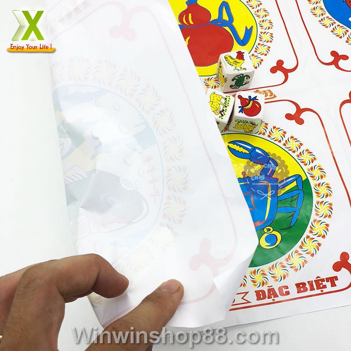 Bộ Đồ Chơi Lắc Bầu Cua Cá Cọp, Trò Chơi Vui Chơi Giải Trí Ngày Tết - Do_luu_niem