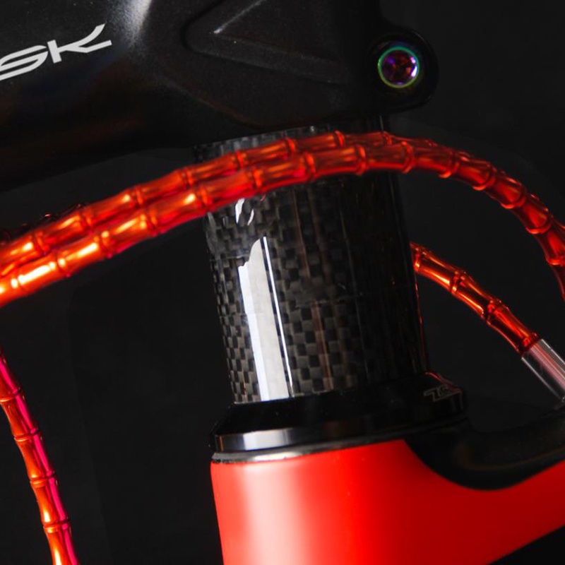 Vòng Đệm Phuộc Trước Bằng Sợi Carbon 28.6mm OD2 Chuyên Dụng Cho Xe Đạp Leo Núi