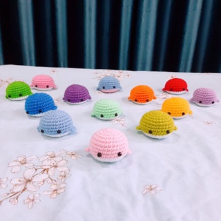 [ORDER 15 ngày] Móc khóa cá voi móc len - Amigurumi whale🐳