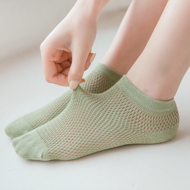 Combo 5 đôi tất lưới thoáng khí, mềm mại cho NGƯỜI LỚN