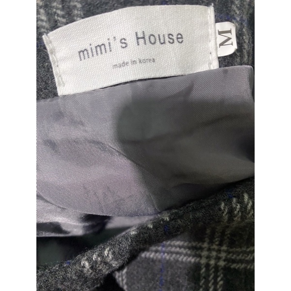 Chân váy chữ a sọc caro