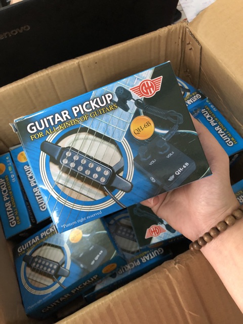 Bộ máy tăng âm guitar Pickup guitar QH-6B