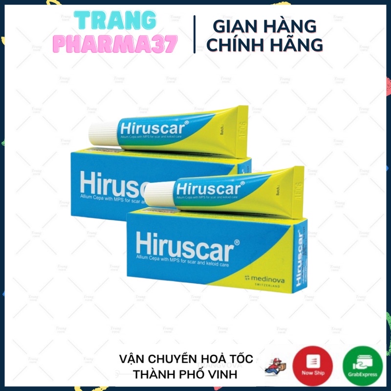 Gel cải thiện sẹo vừa, sẹo lõm, sẹo thâm Hiruscar Gel