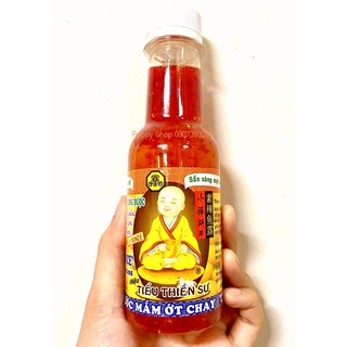 Chai Nước Mắm Ớt Chay Pha Sẵn Tiểu Thiền Sư Vegetarian Chilli Fish Sauce 180 ml
