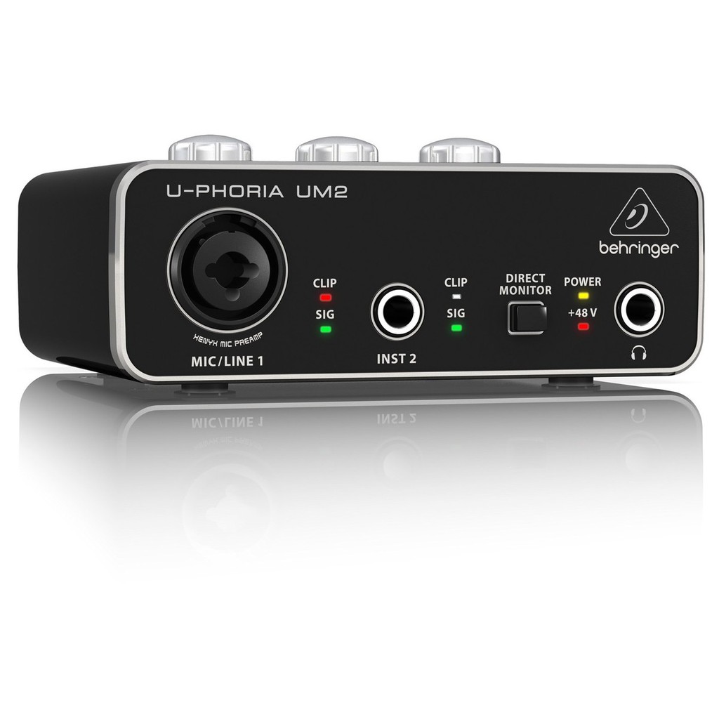 Behringer U-Phoria UM2 - Sound Card Thu Âm Và Làm Nhạc