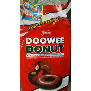 BÁNH DONUT DOOWEE (SOCOLA, DÂU, CAM), GÓI 12 CÁI