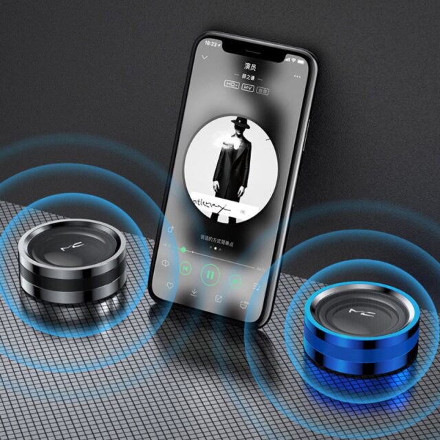 Loa Bluetooth mini MC Plus thế hệ mới cực hot 2022 - mẫu loa mini siêu nhỏ gọn pin trâu, có thể sạc dự phòng, có thẻ nhớ