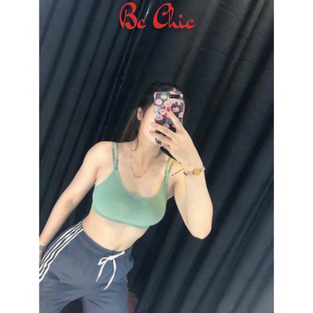 Áo Bra Nữ thiết kế 2 dây không gọng nâng ngực co giãn cao cấp mã Bra B618 BC_CHIC LINGERIE
