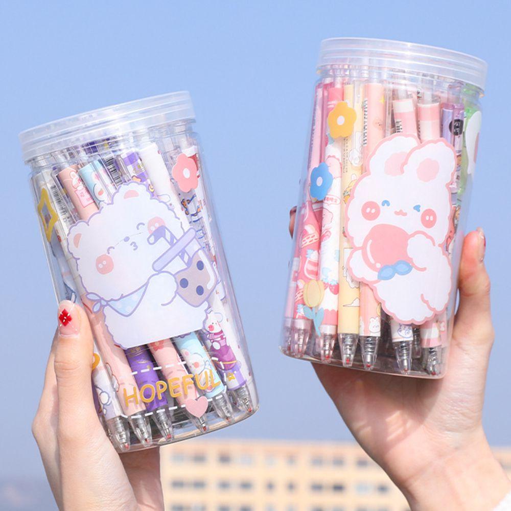 LAYOR1 12PCS/Set Ballpoint Pen Cute Stationery Set Cartoon Learning Office Supplies Gel Pens