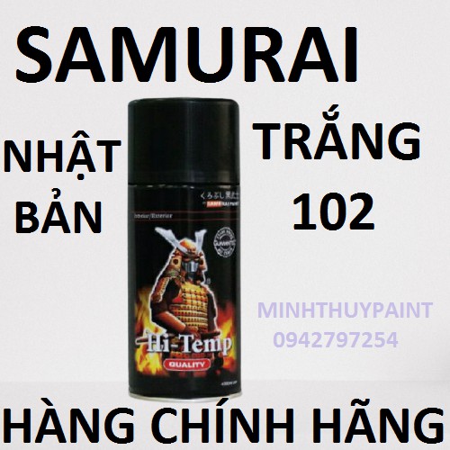 Sơn Samurai màu Trắng 102 400ml