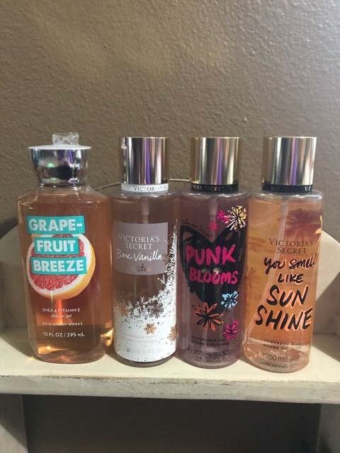 [𝗦𝗔𝗟𝗘]..::✨Xịt Body Mist Dưỡng Thể Victoria’s Secret &quot;Punk Bloom&quot; / Chuẩn Auth✨::..