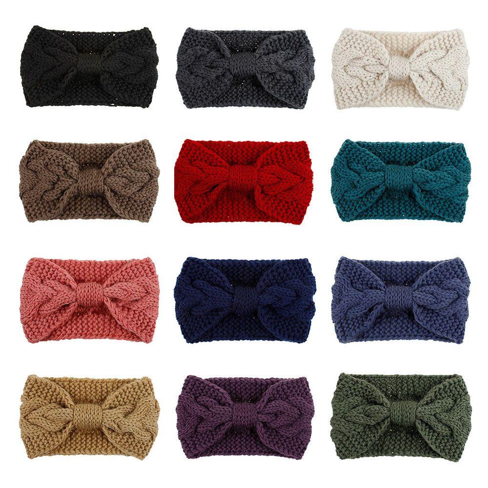 Băng Đô Dệt Kim Co Giãn Thời Trang Mùa Đông Cho Nữ