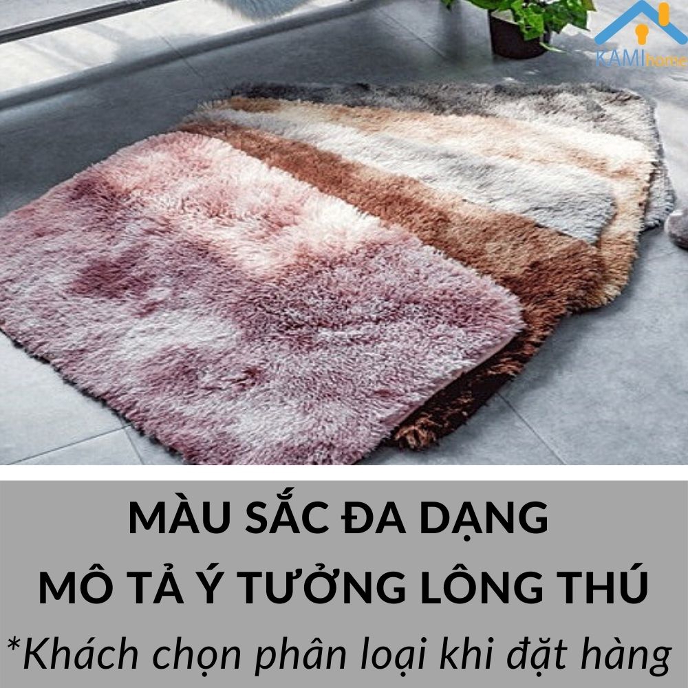 Thảm lông chụp ảnh và trải sàn Chữ nhật 58*40c lau chùi chân mã 27005