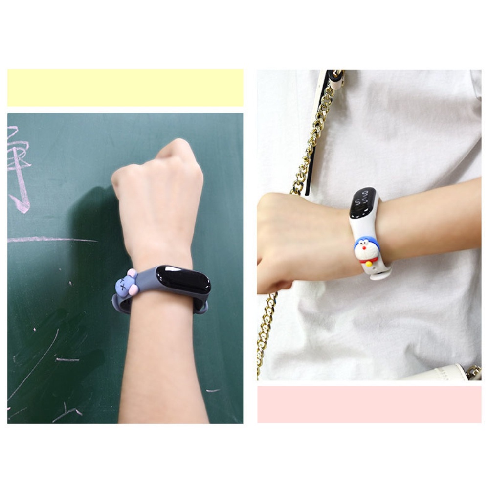 Đồng hồ cảm ứng thông minh chống nước có đèn led cho bé