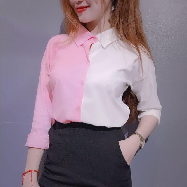 Áo sơ mi chất vải kate lụa