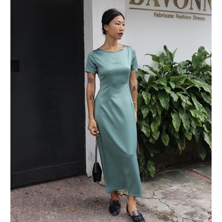 Váy Lụa Bóng Dáng Dài Veny Dress | FLANH